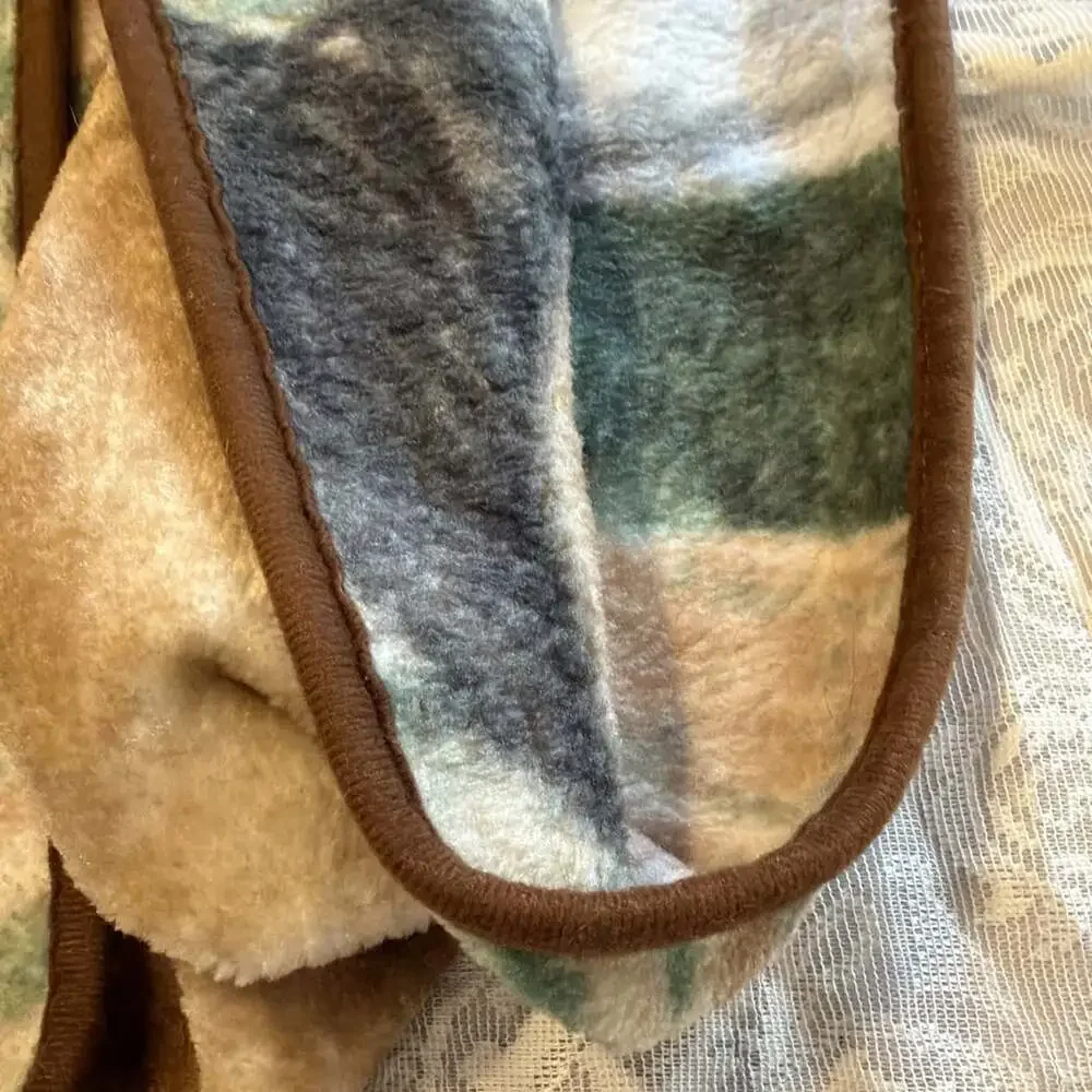 Running Horses Lap Throw Blanket 38”x59” Soft Fleece Equestrian Western Cowboy